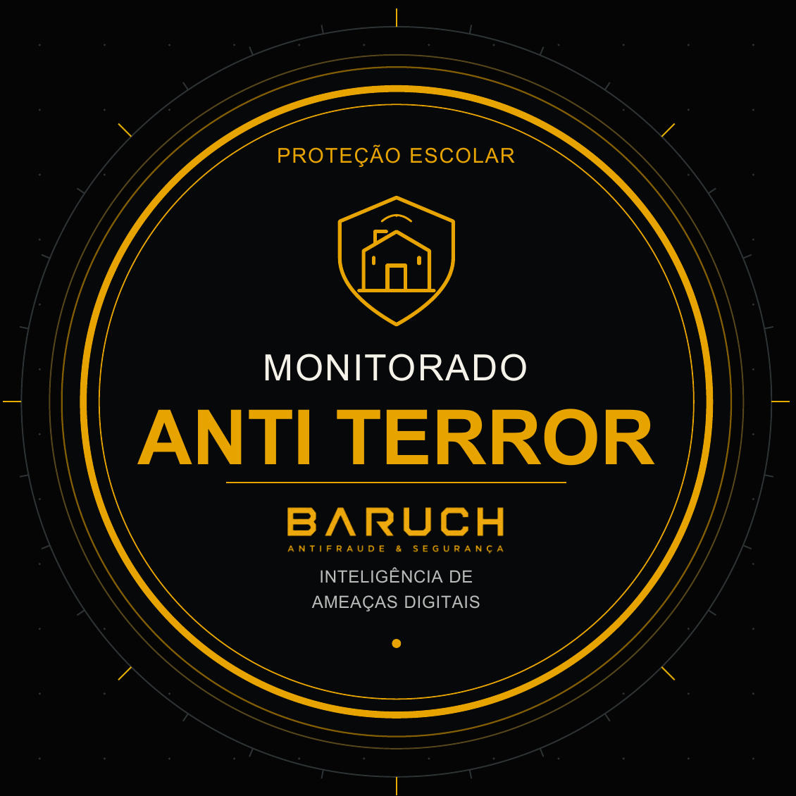 Selo Monitorado Anti Terror Baruch